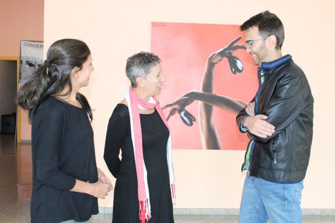 Directiva junto con alcalde en el Conservatorio de Danza de Novelda