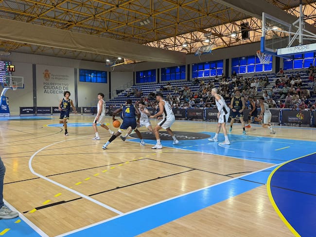 Un momento del partido