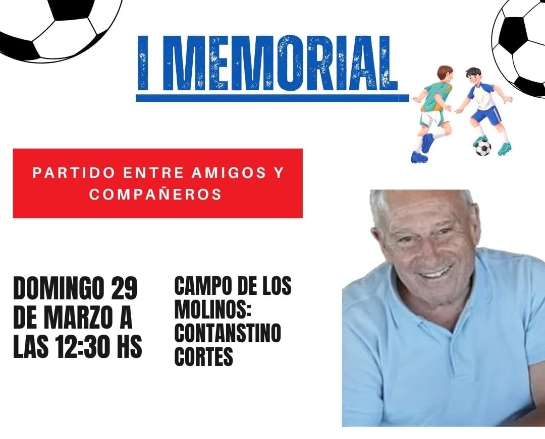 Cartel del I Memorial Francisco Martínez, Paquitico.