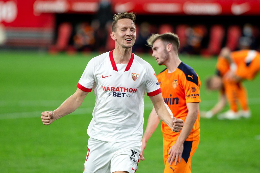 Imagen del partido de Copa entre Sevilla y Valencia de esta misma temporada