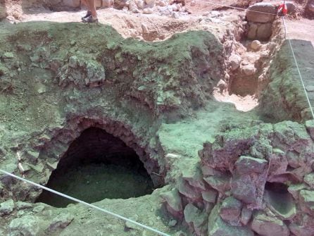 Algibe descubierto en el Castillo Nuevo de Bedmar