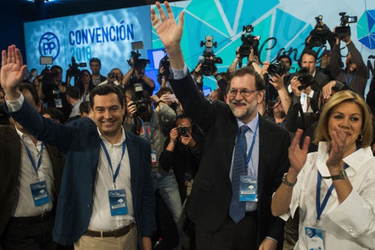 Mariano Rajoy en la clausura de la Convención Nacional de PP en Sevilla 