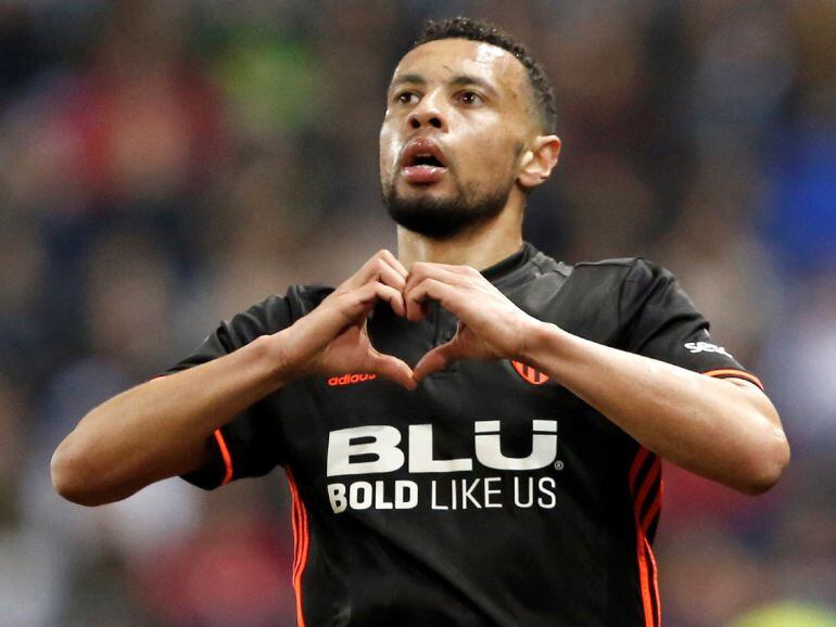 Coquelin celebra su gol