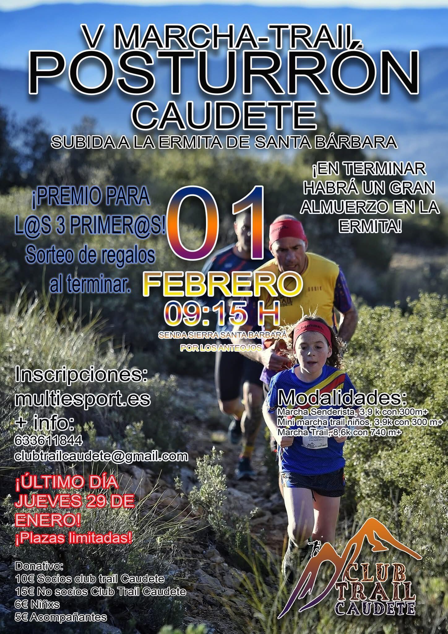 Cartel de la actividad deportiva