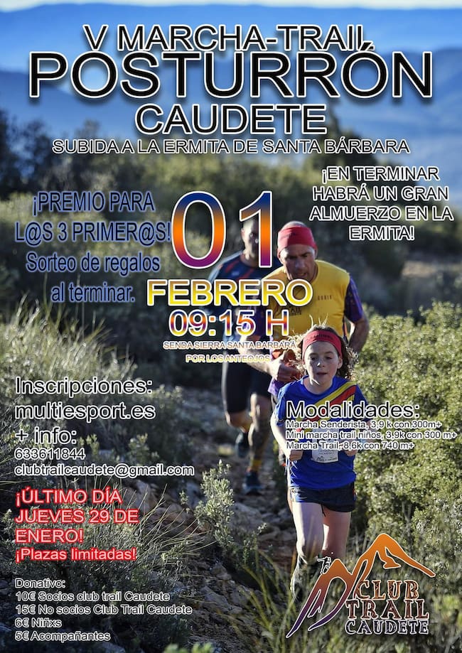 Cartel de la actividad deportiva