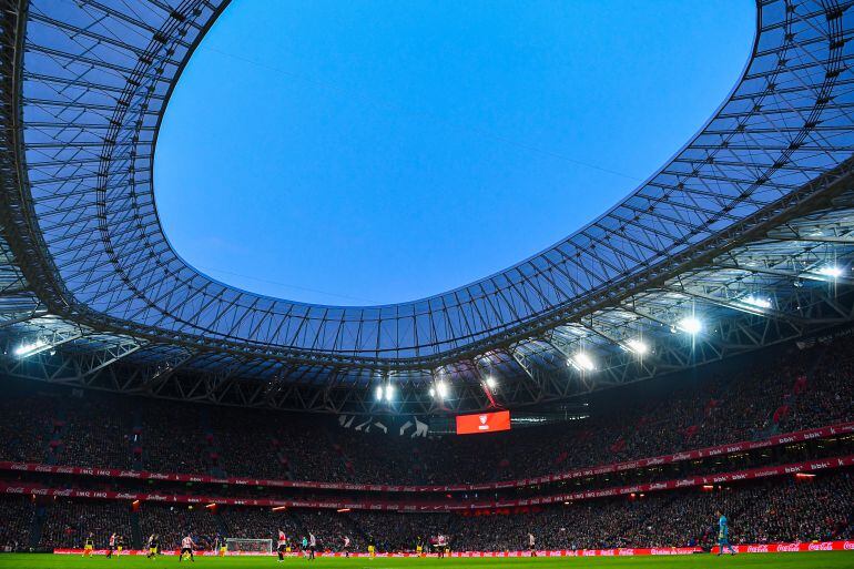 Vista general del estadio de San Mamés