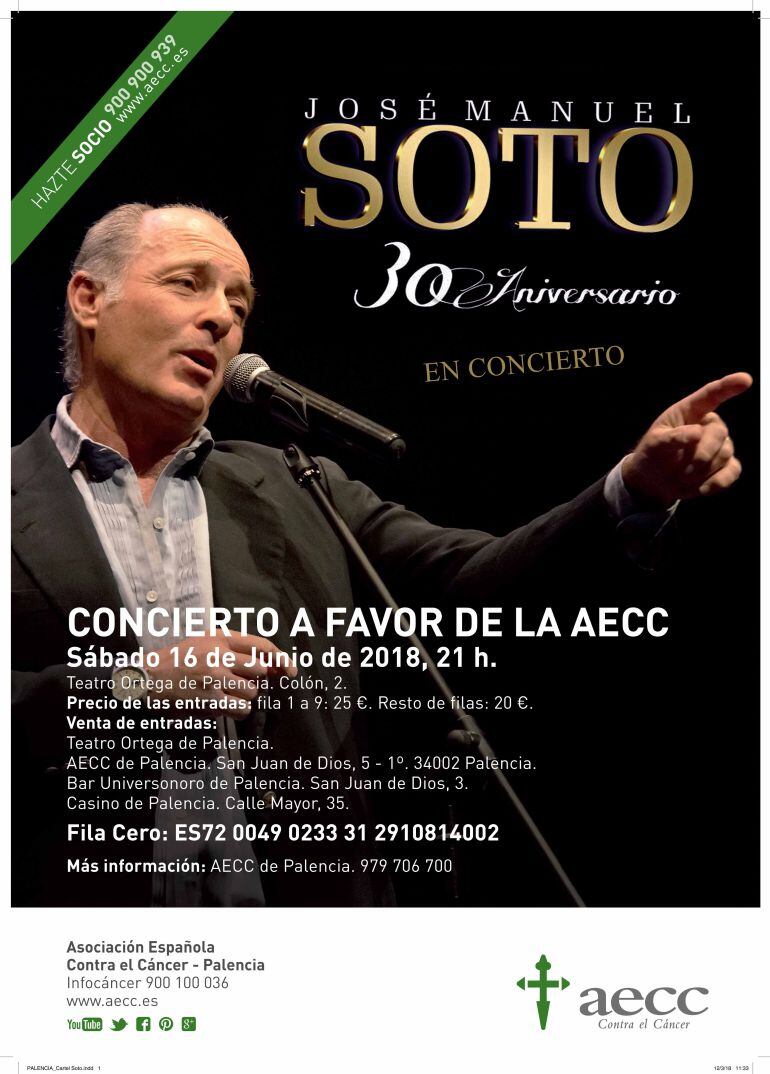 Cartel del concierto