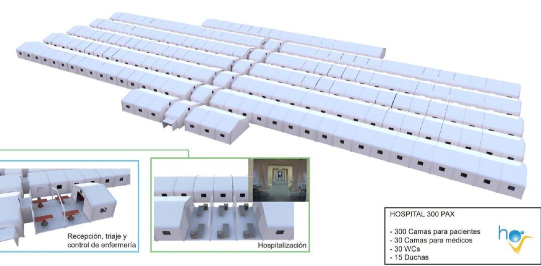 Hospital de Campaña para la crisis del COVID 19