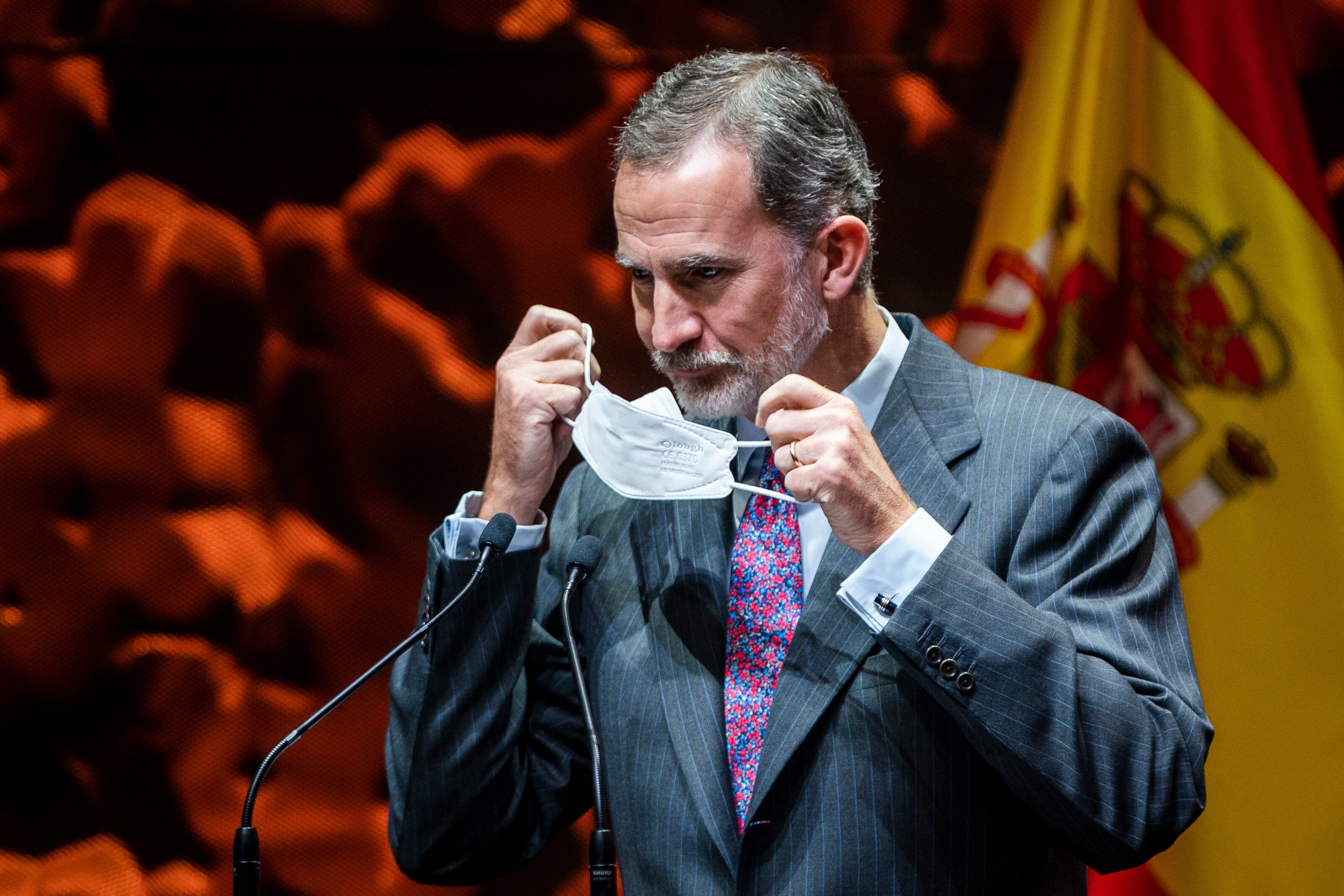 El rey Felipe VI retoma su agenda tras dar negativo en COVID-19.