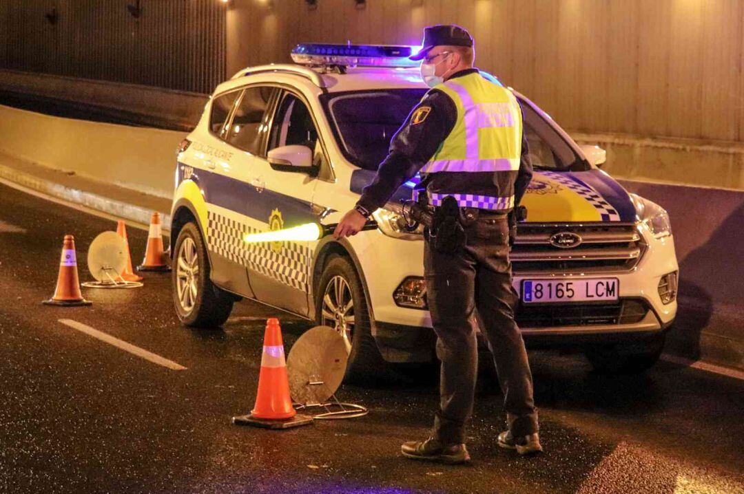 Control de la Policía Local de Alicante