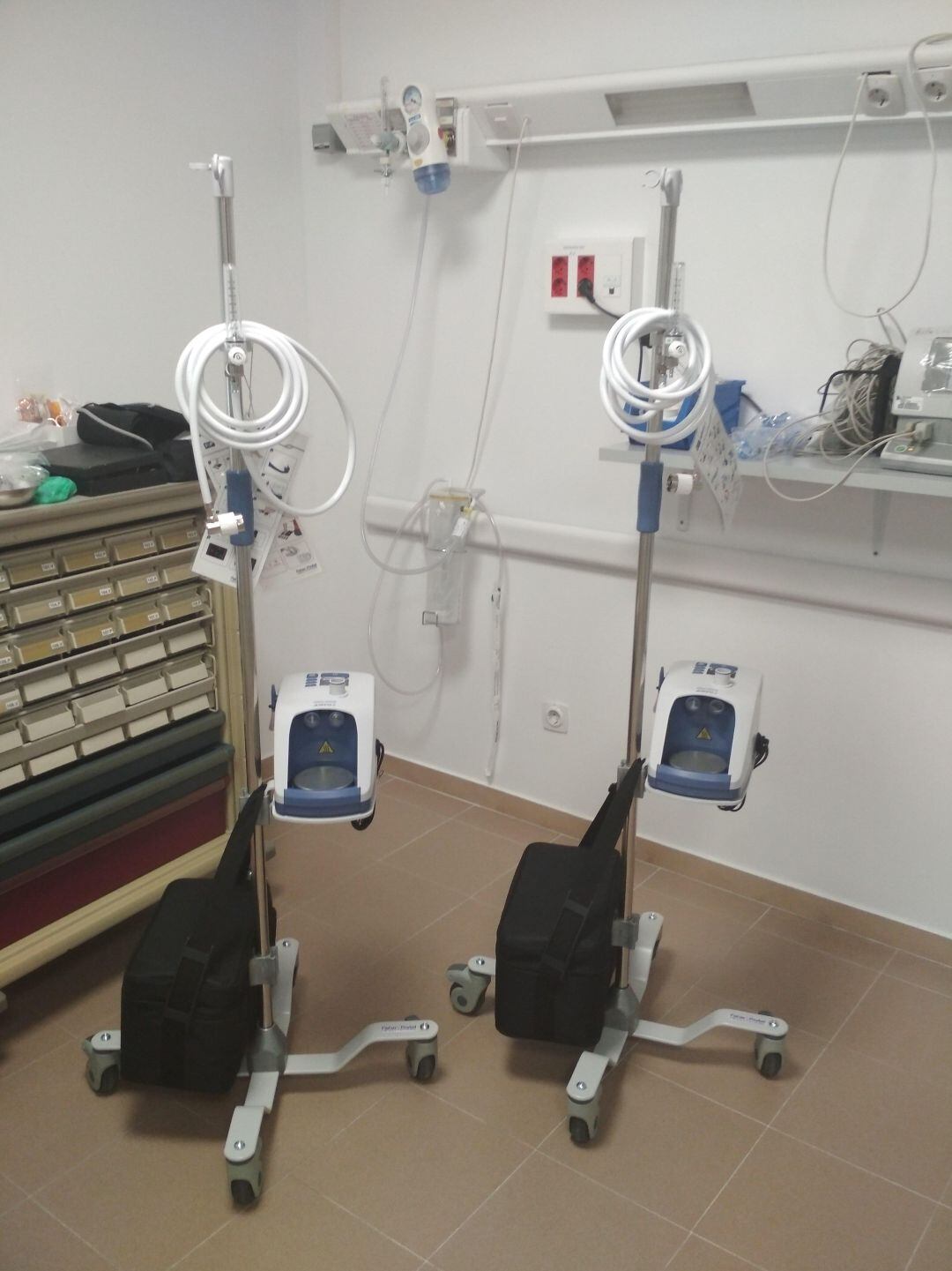 Los nuevos equipos de ventilación asistida reducirá las derivaciones de pacientes covid a otros hospitales