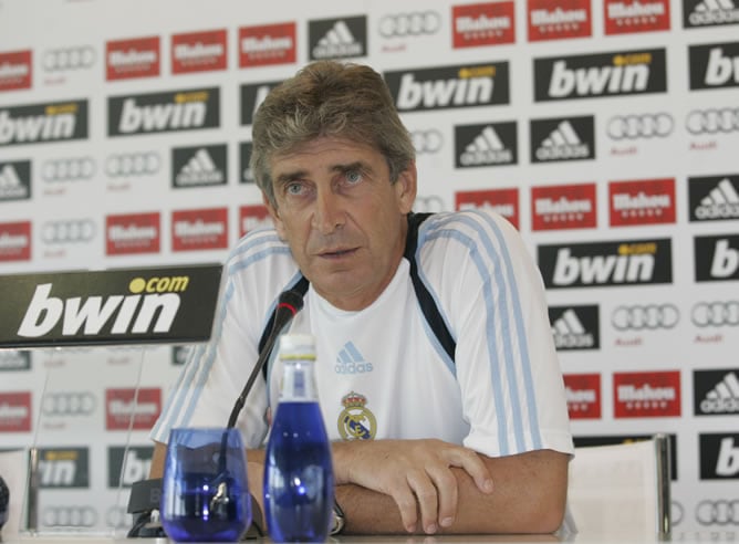 Manuel Pellegrini, en rueda de prensa