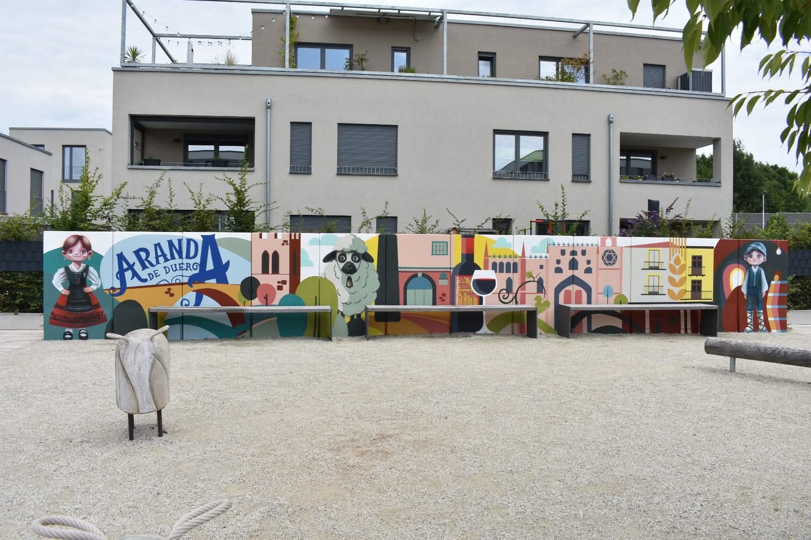 Mural de Nano Lázaro en Langen