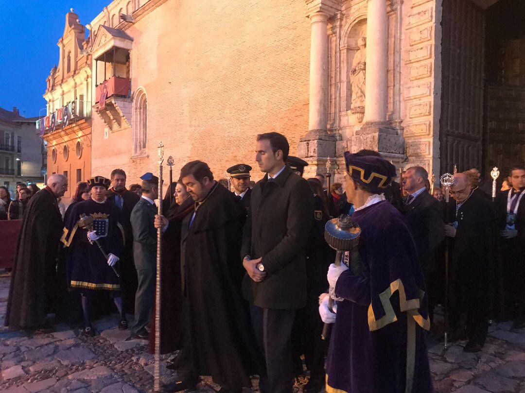 Guzmán Gómez en la procesión del Viernes de Dolores de Medina del Campo