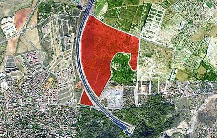 Sector afectado en Churriana