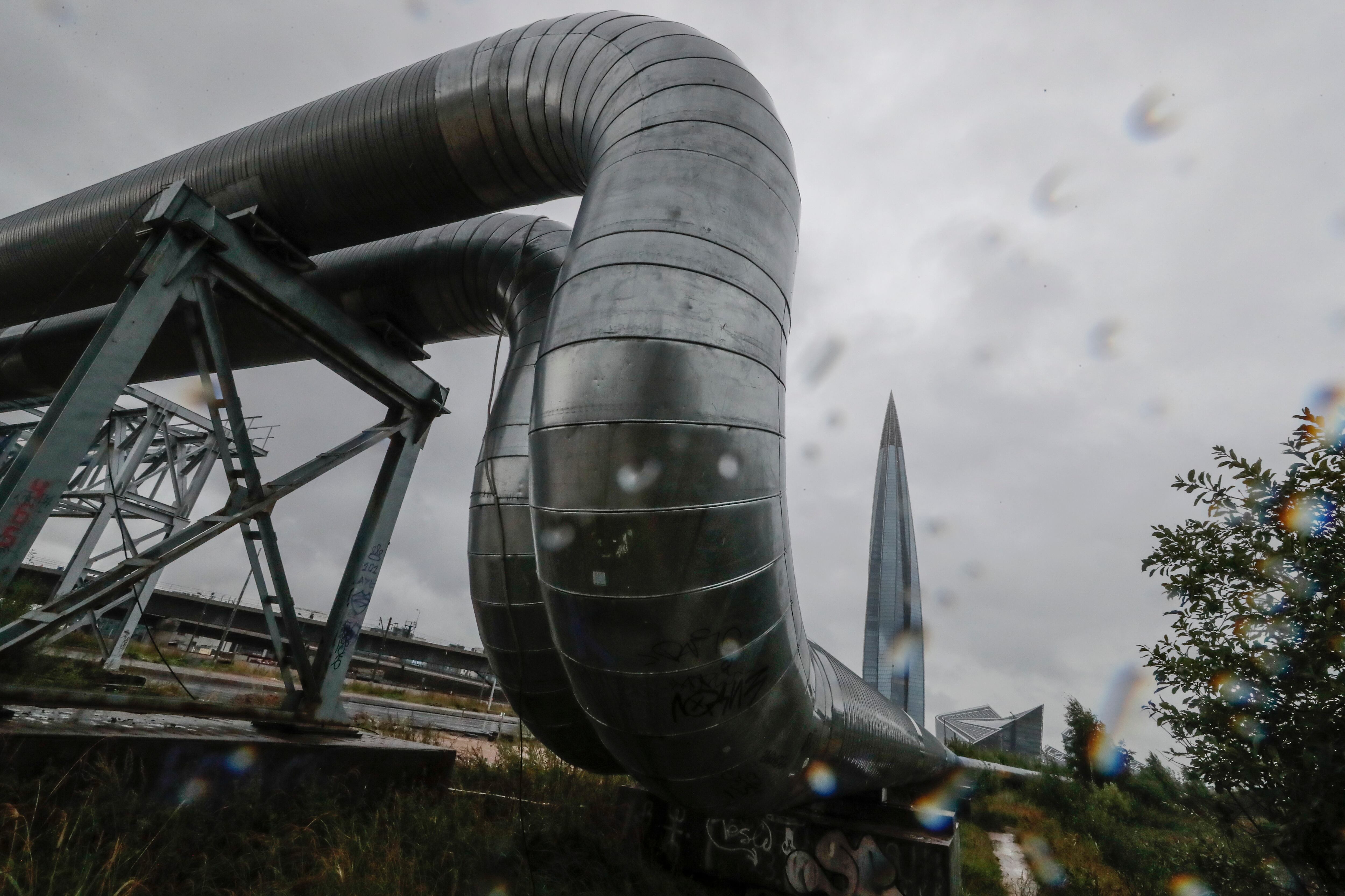 La torre empresarial Lakhta Center, sede de la corporación energética rusa Gazprom, en San Petersburgo