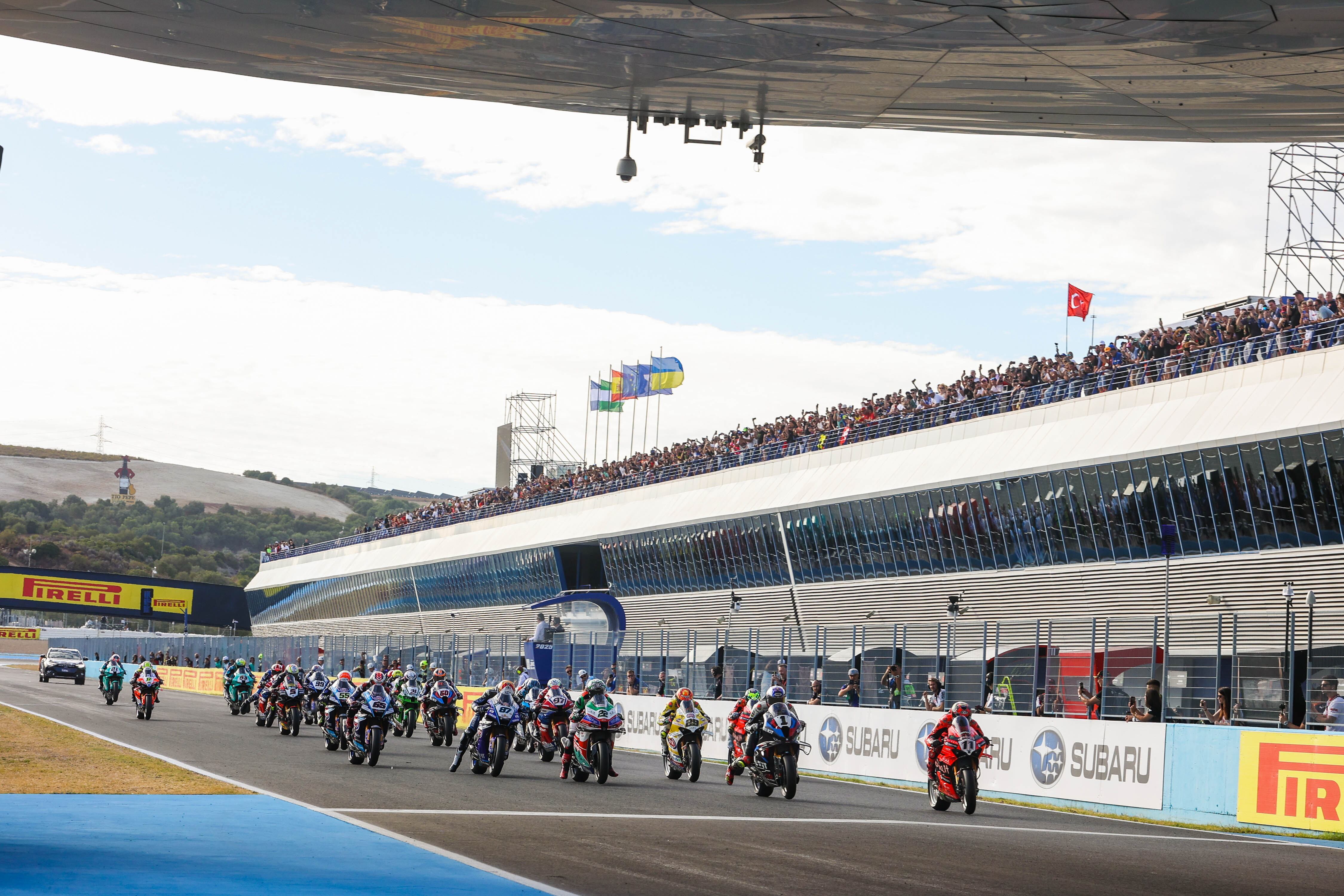 Carrera del Mundial de Superbike en el Circuito de Jerez