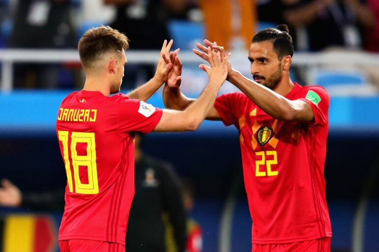 Januzaj celebra el gol conseguido ante Inglaterra