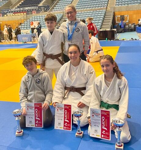 Deportistas altoaragoneses en la Copa de España Infantil en Galicia