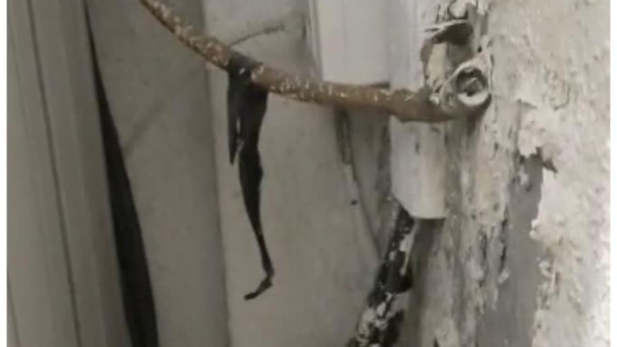 Humedades y moho en el cuartel de la Guardia Civil de Getafe