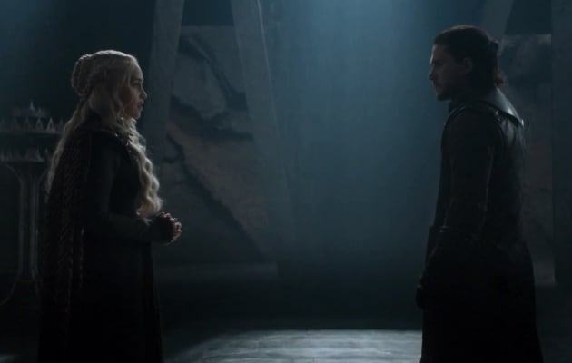 Daenerys y Jon en el 7x03 de &#039;Juego de tronos&#039;