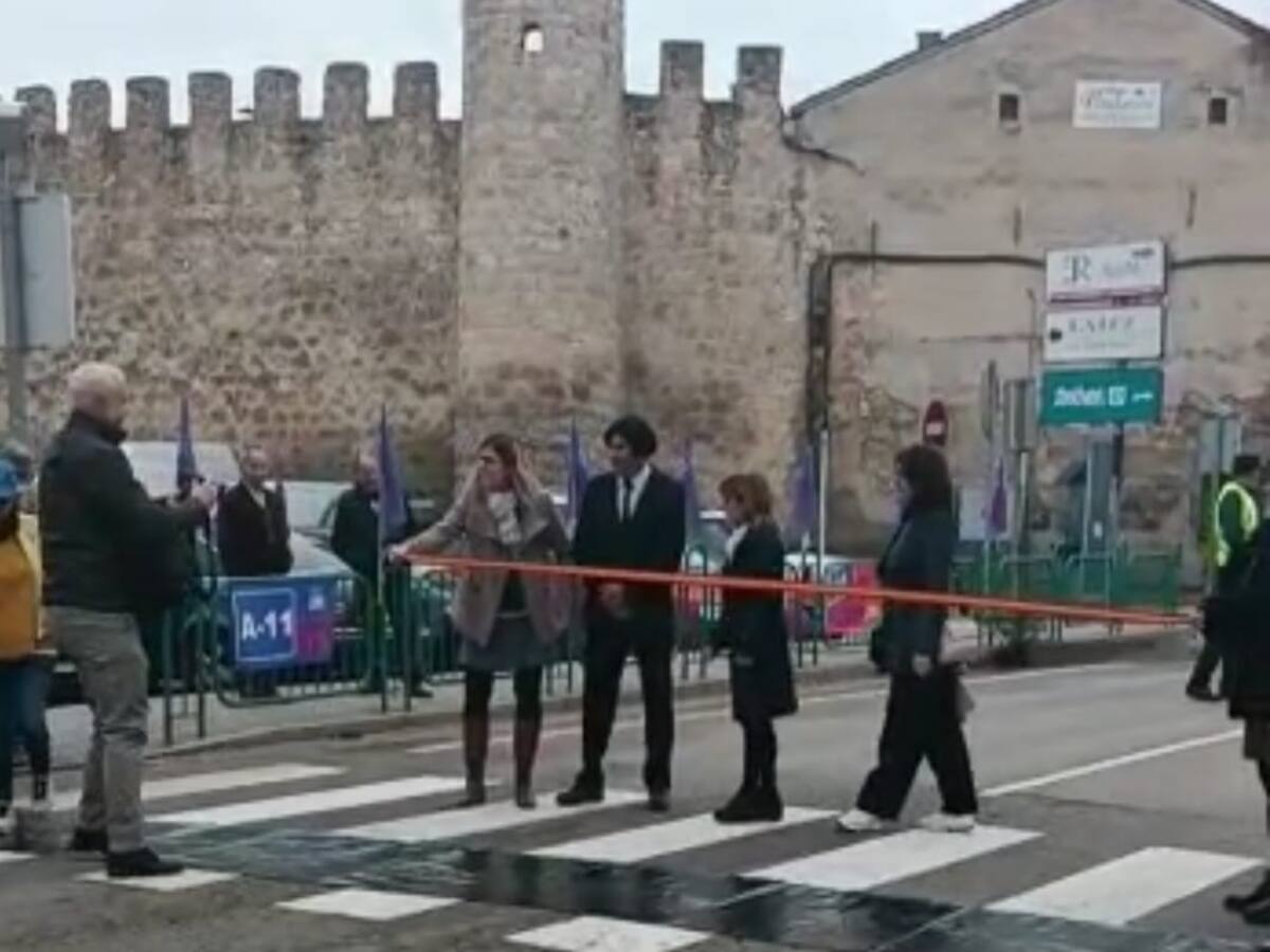 A11 Pasos 'coloca' el primer tramo de asfaltado de la Autovía del Duero en la comarca de Peñafiel