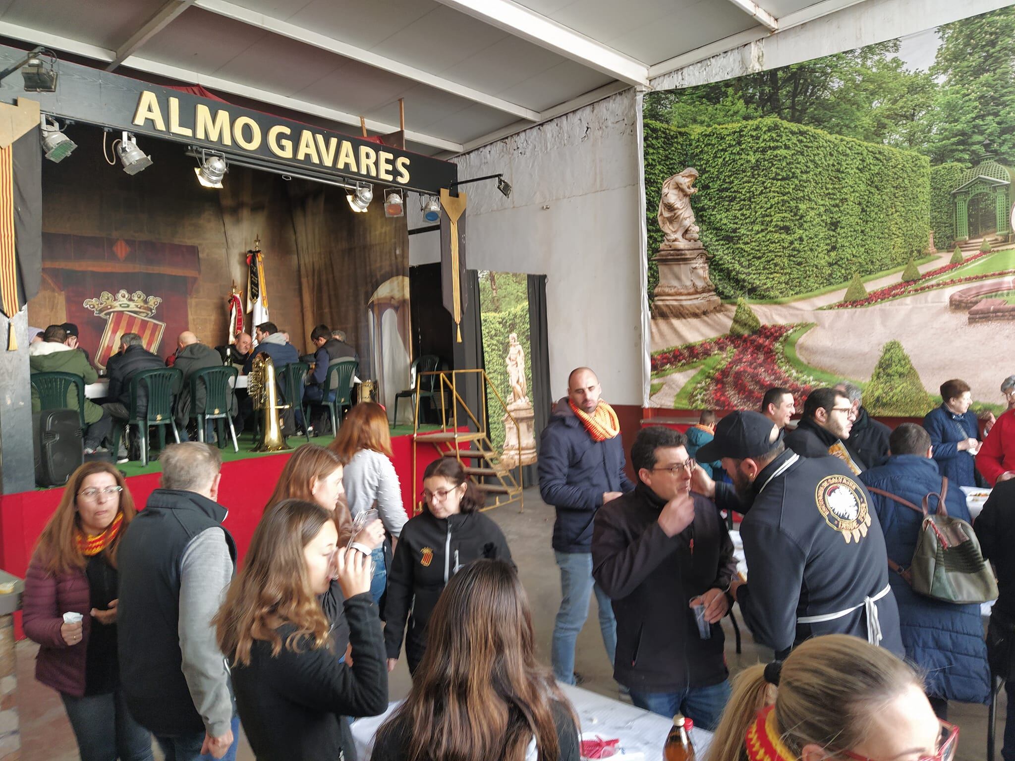 Acto realizado en el patio de la Comparsa