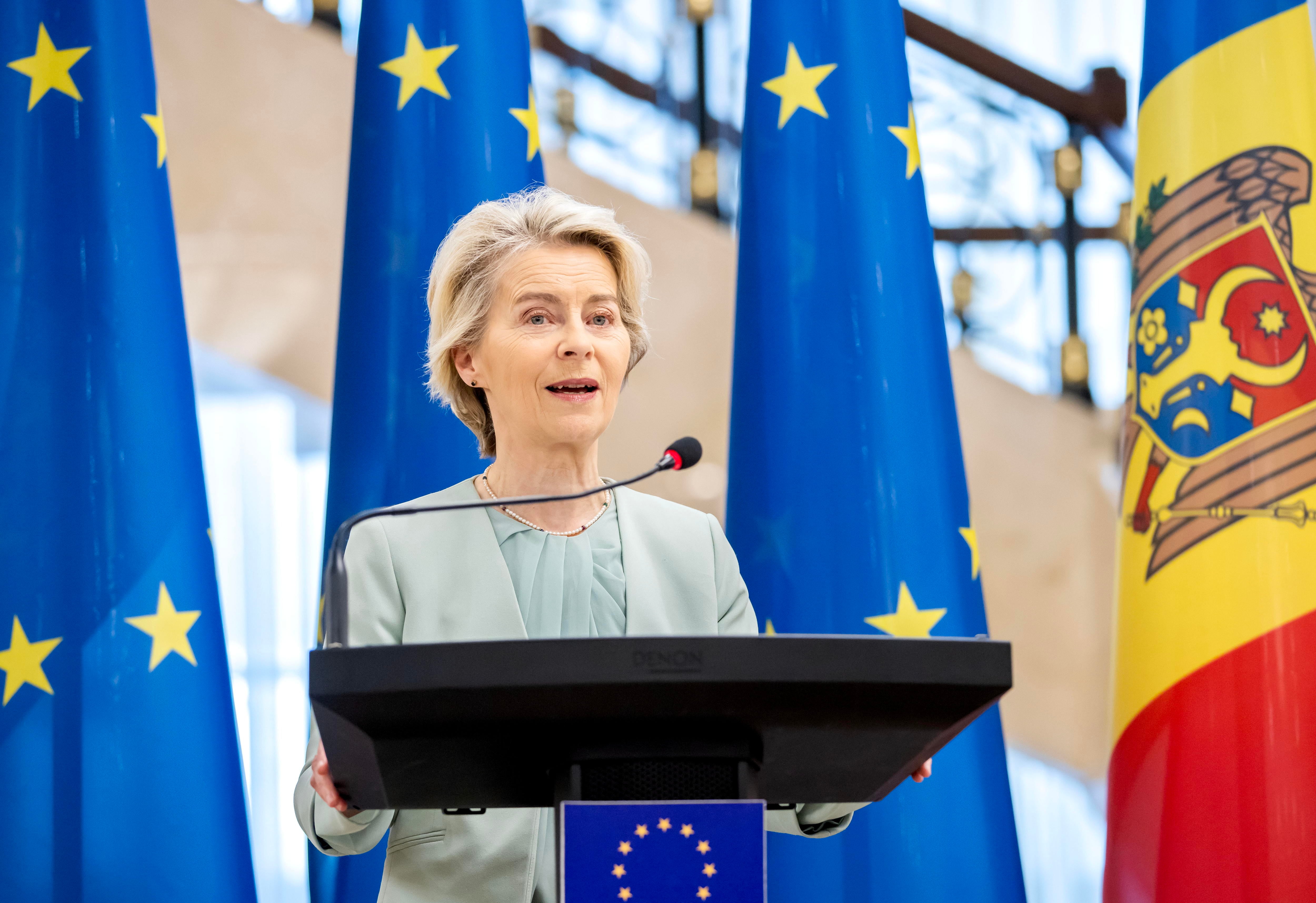 La presidenta de la Comisión Europea, Úrsula Von der Leyen