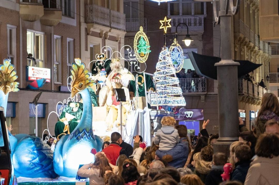 Cabalgata de Reyes en Cartagena.