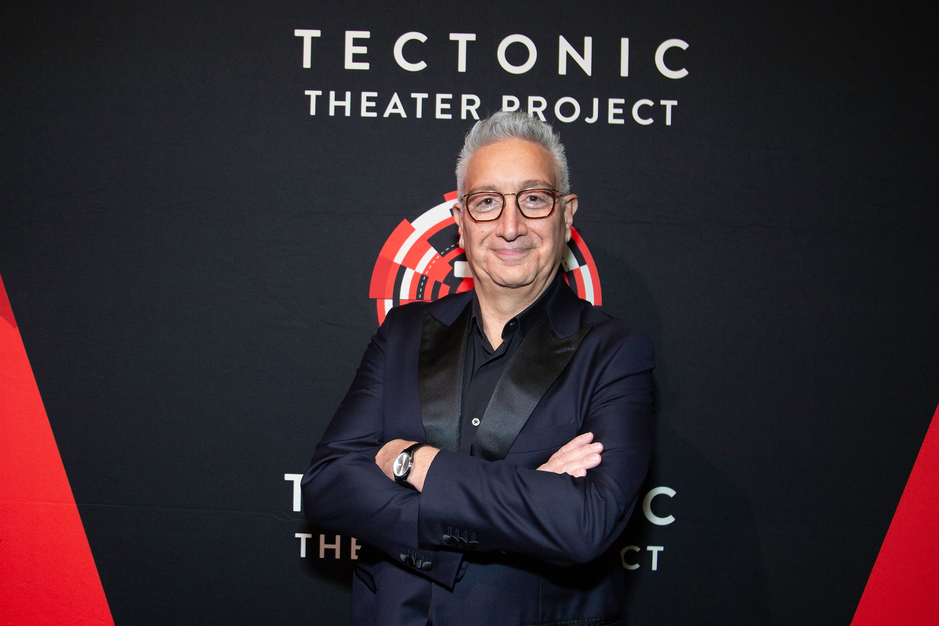 Moises Kaufman attends the Tectonic Theater Project Annual Benefit &quot;A Tectonic Cabaret&quot; at Sony Hall on October 02, 2023 in New York City. (Photo by Santiago Felipe/Getty Images)