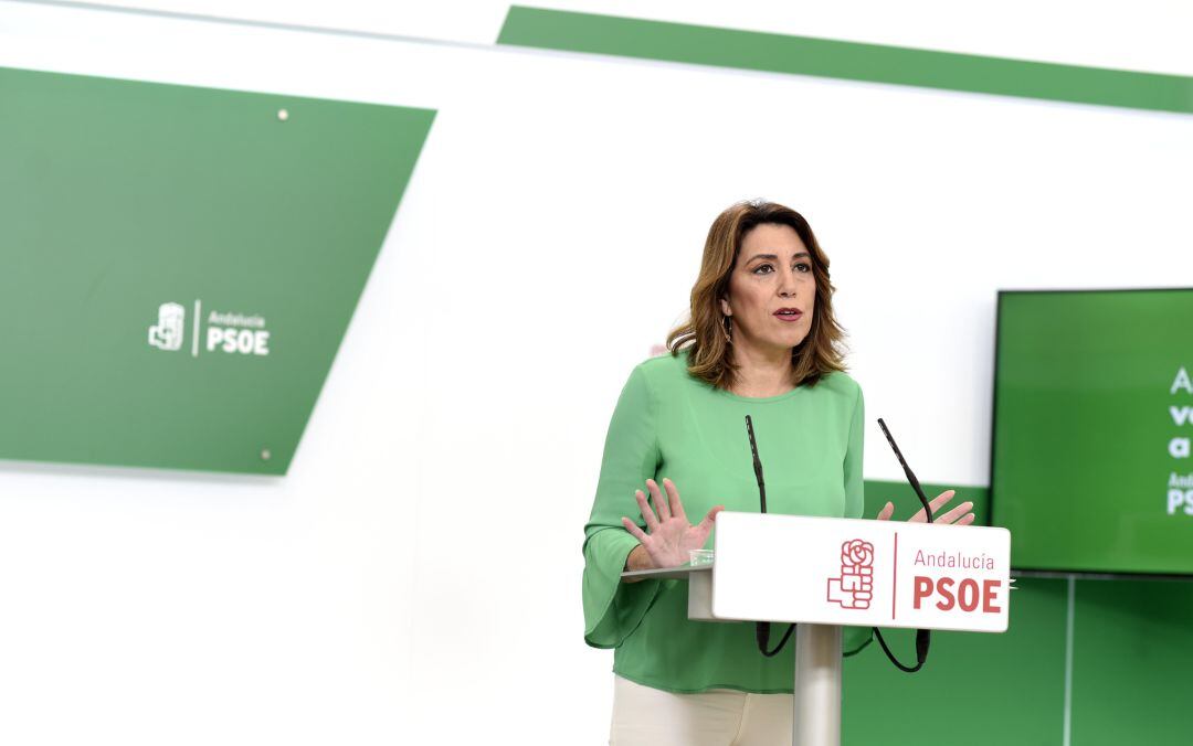 Susana Díaz, secretaria general del PSOE de Andalucía