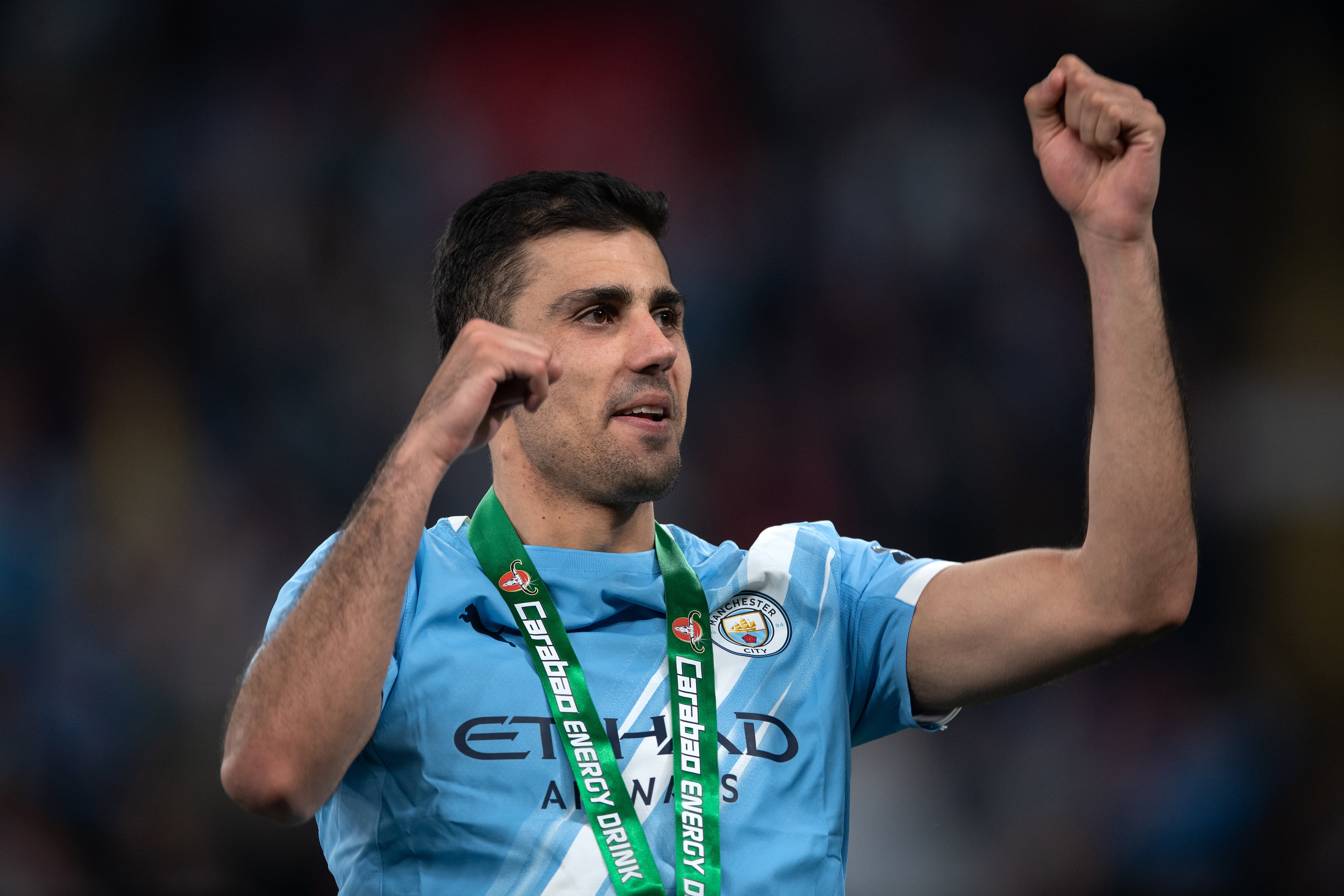 Rodri Hernández celebra un título con el Manchester City