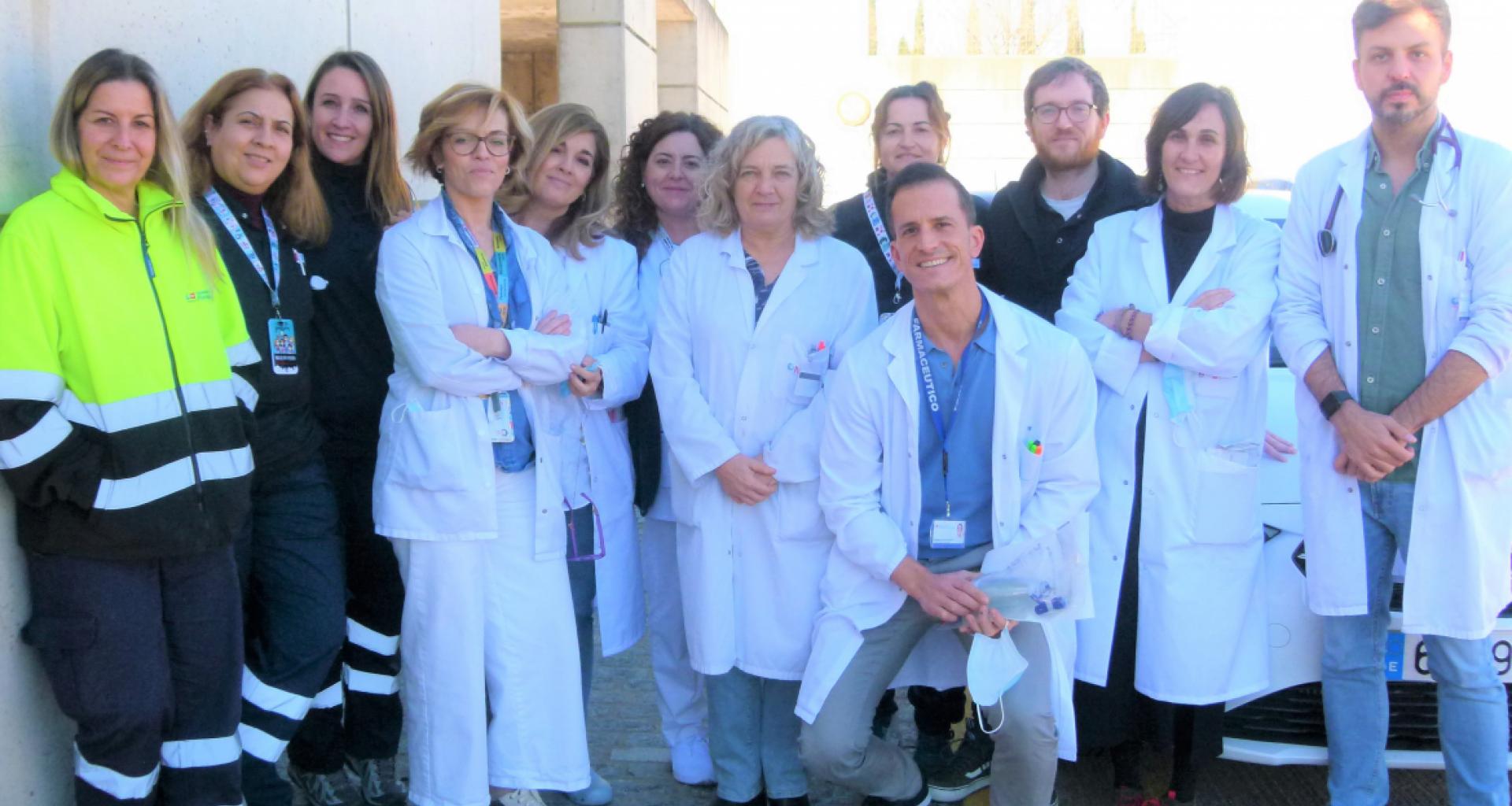 Equipo de farmacia y unidad de hospitalización a domicilio del Hospital Fundación Alcorcón