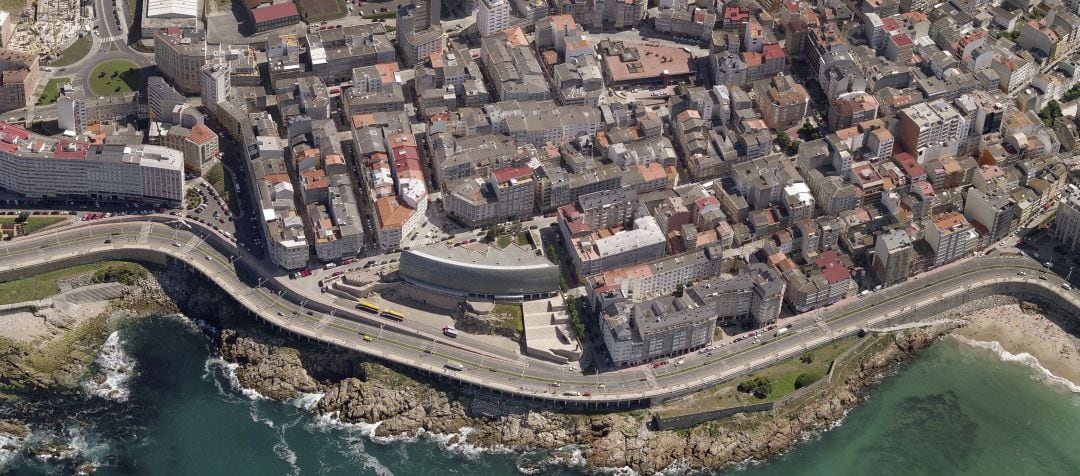 Imagen aérea de A Coruña