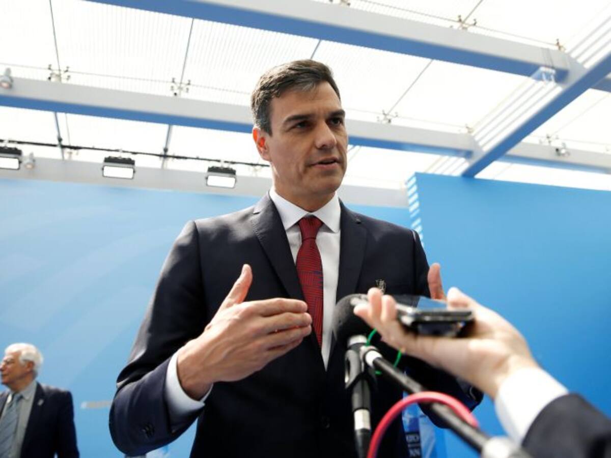 Pedro Sánchez da el primer "no" a Trump en la cumbre de la OTAN de Bruselas