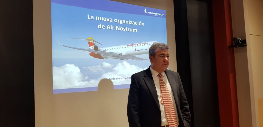 Carlos Bertomeu,el presidente de Air Nostrum