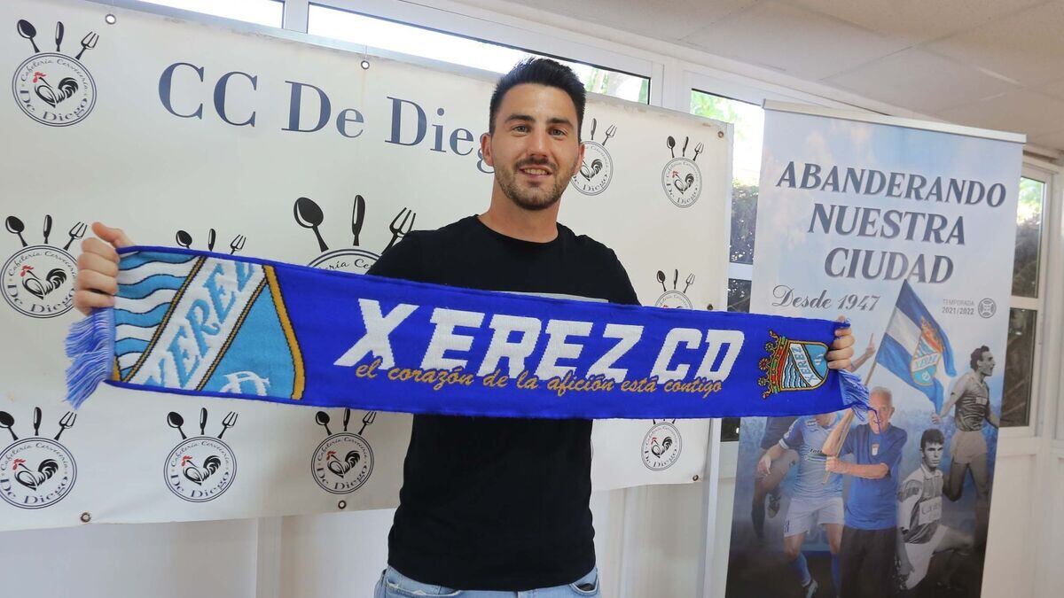 Marc Vito el día de su presentación en el Xerez CDe