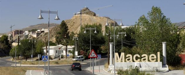 Acceso principal al municipio de Macael, en la provincia de Almería