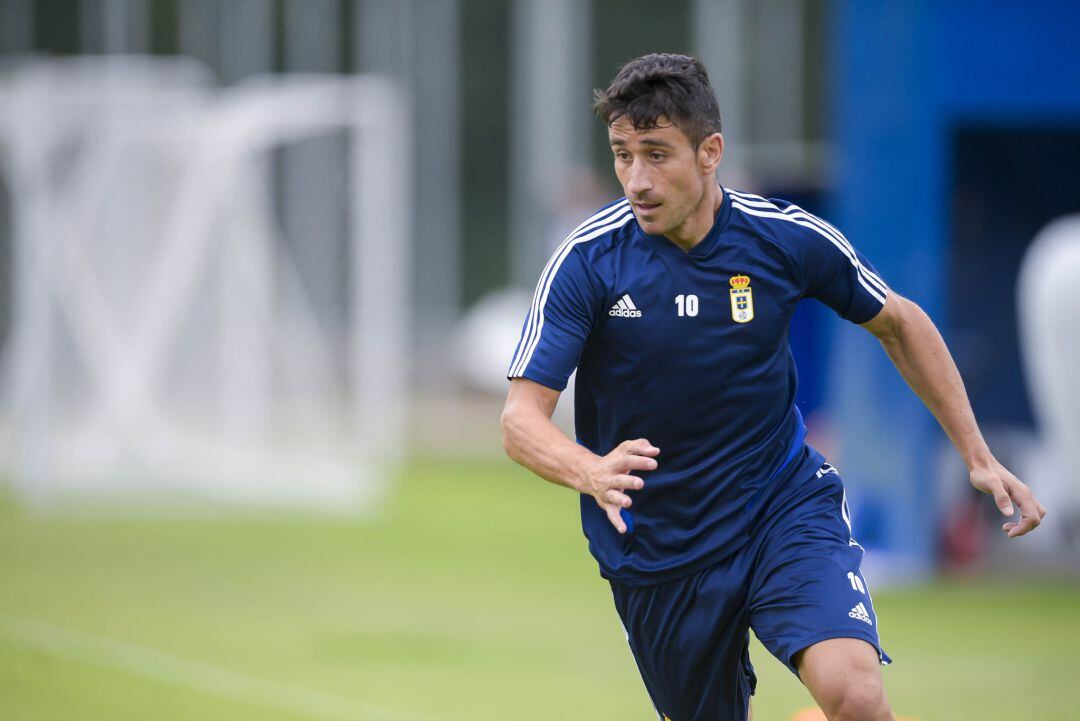 Saúl Berjón durante un entrenamiento