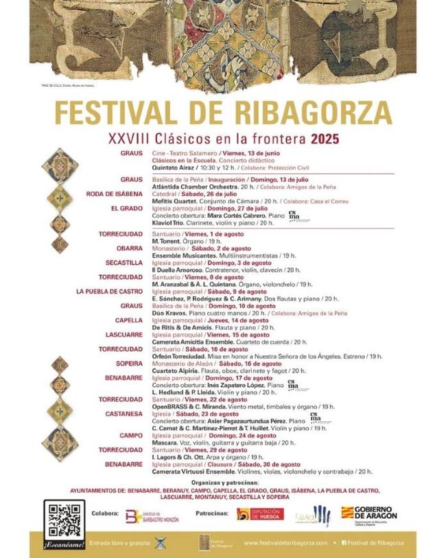 Programación del Festival de Ribagorza