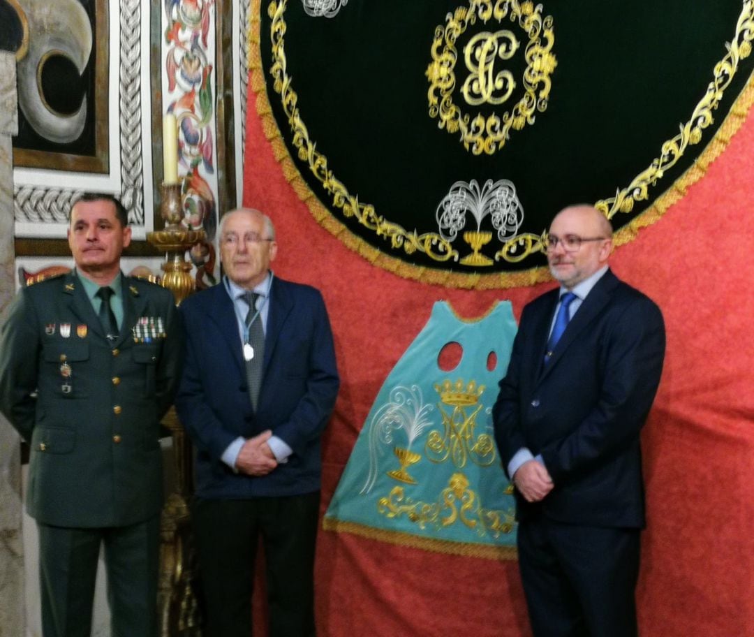 Ceremonia de entrega del manto a la Virgen de la Fuencisla