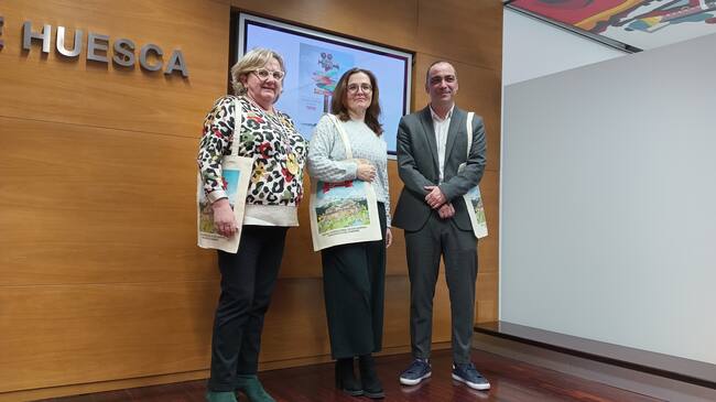 Carmen Muro, Patricia Español y Carlos Samperiz en la presentación de Espiello
