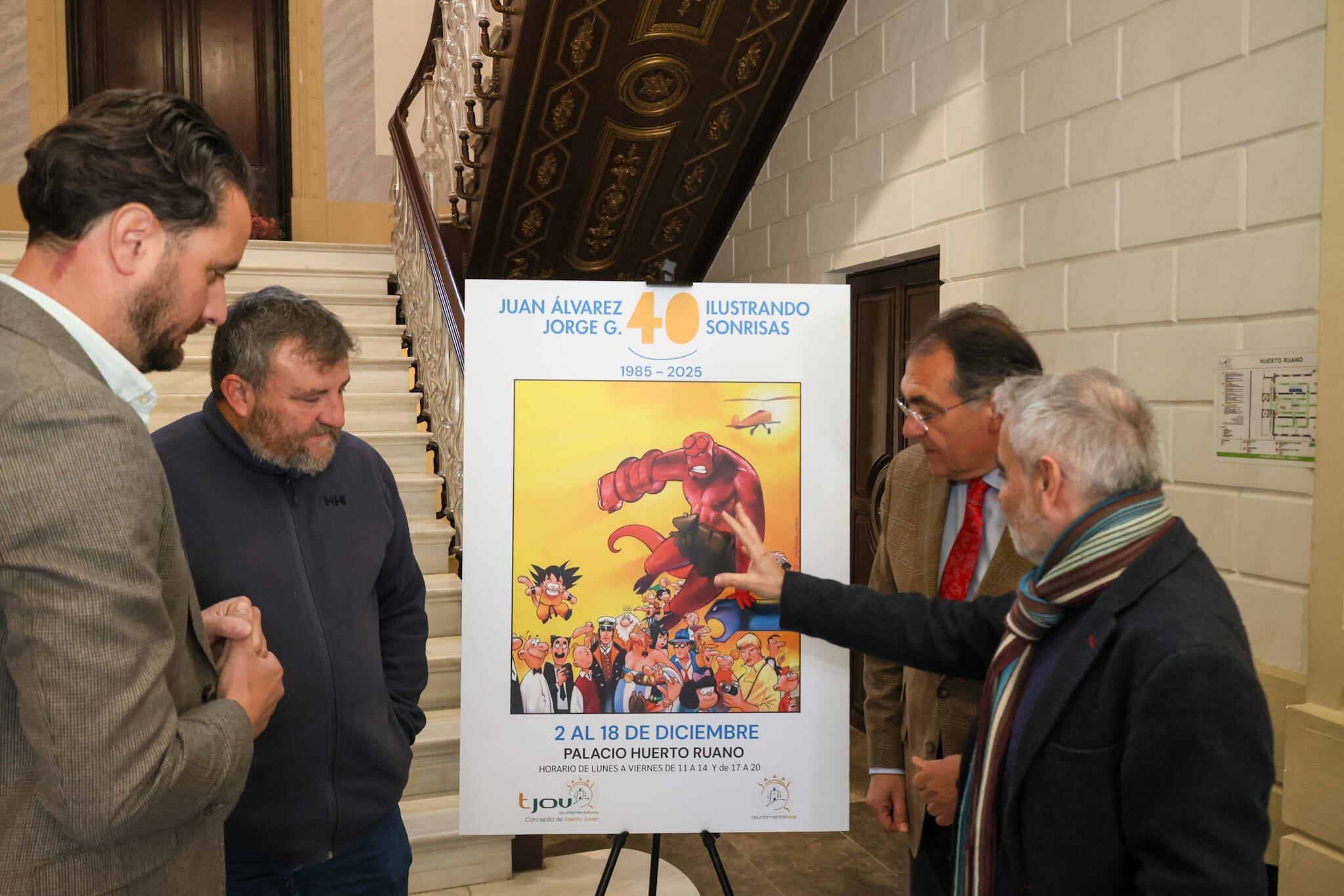 El Huerto Ruano acoge la gran exposición con la que Juan Álvarez y Jorge Gómez celebran cuatro décadas de trabajo conjunto en el mundo del cómic y la ilustración