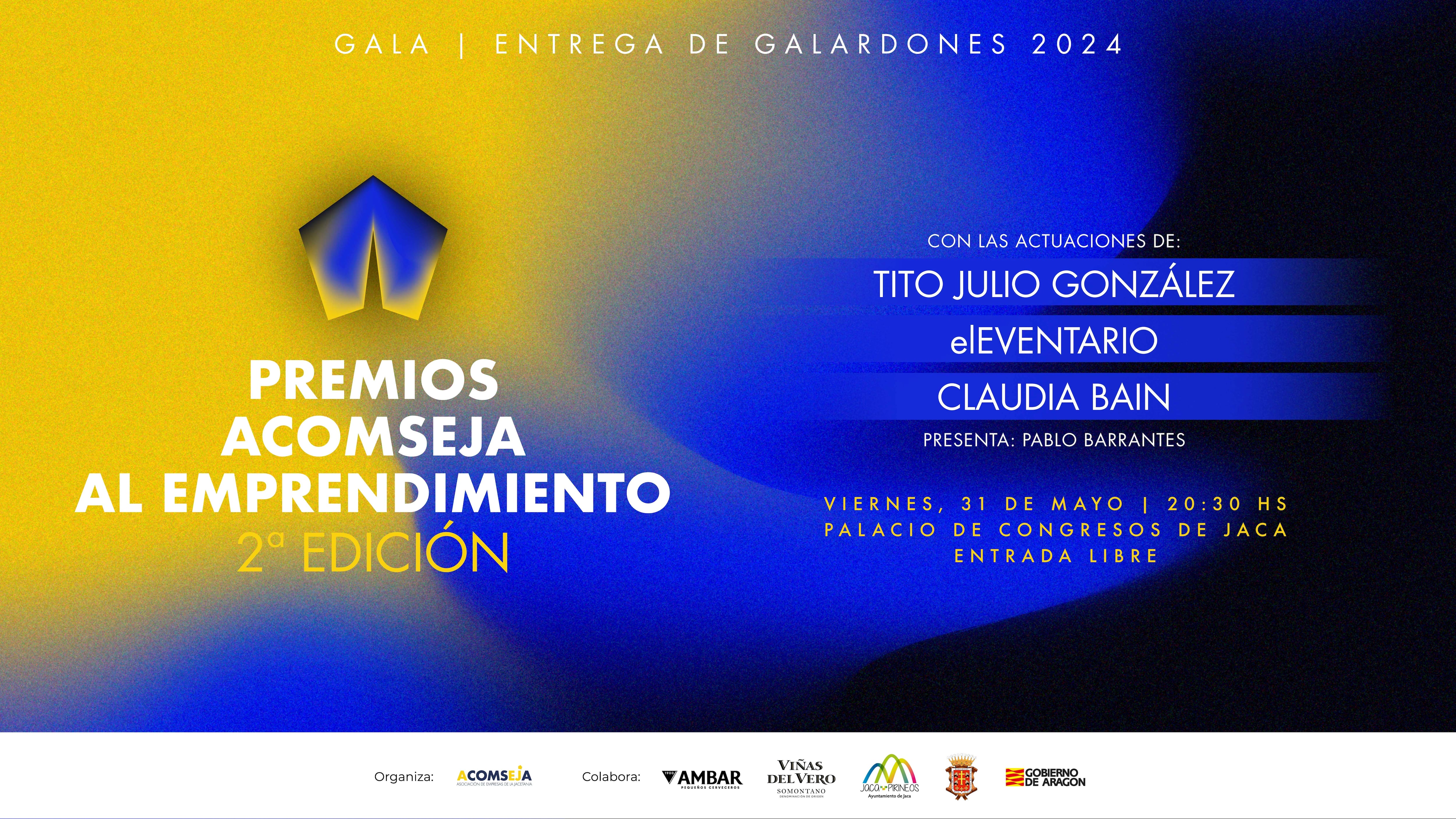 Este viernes se celebra la Gala de los Premios Acomseja en Jaca