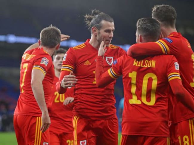 Celebración de la Selección de Gales