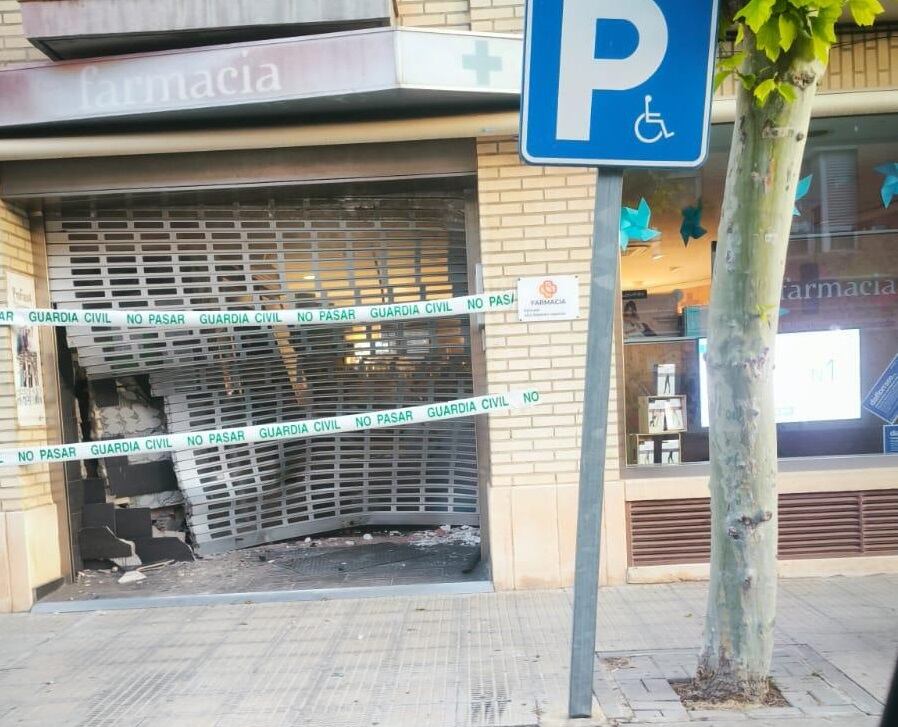 Robo en una farmacia de Alagón (Zaragoza)