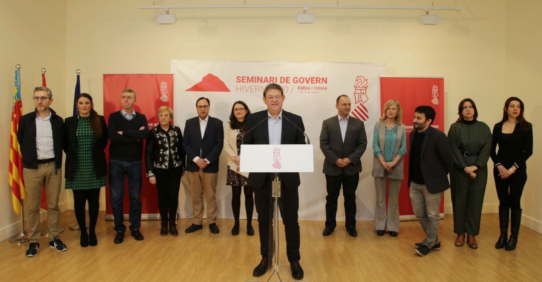 Miembros del Consell del Botànic en el Seminari d'Hivern en Dénia