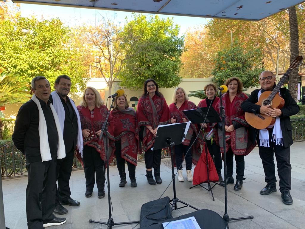 Integrantes del Coro Gente de Triana