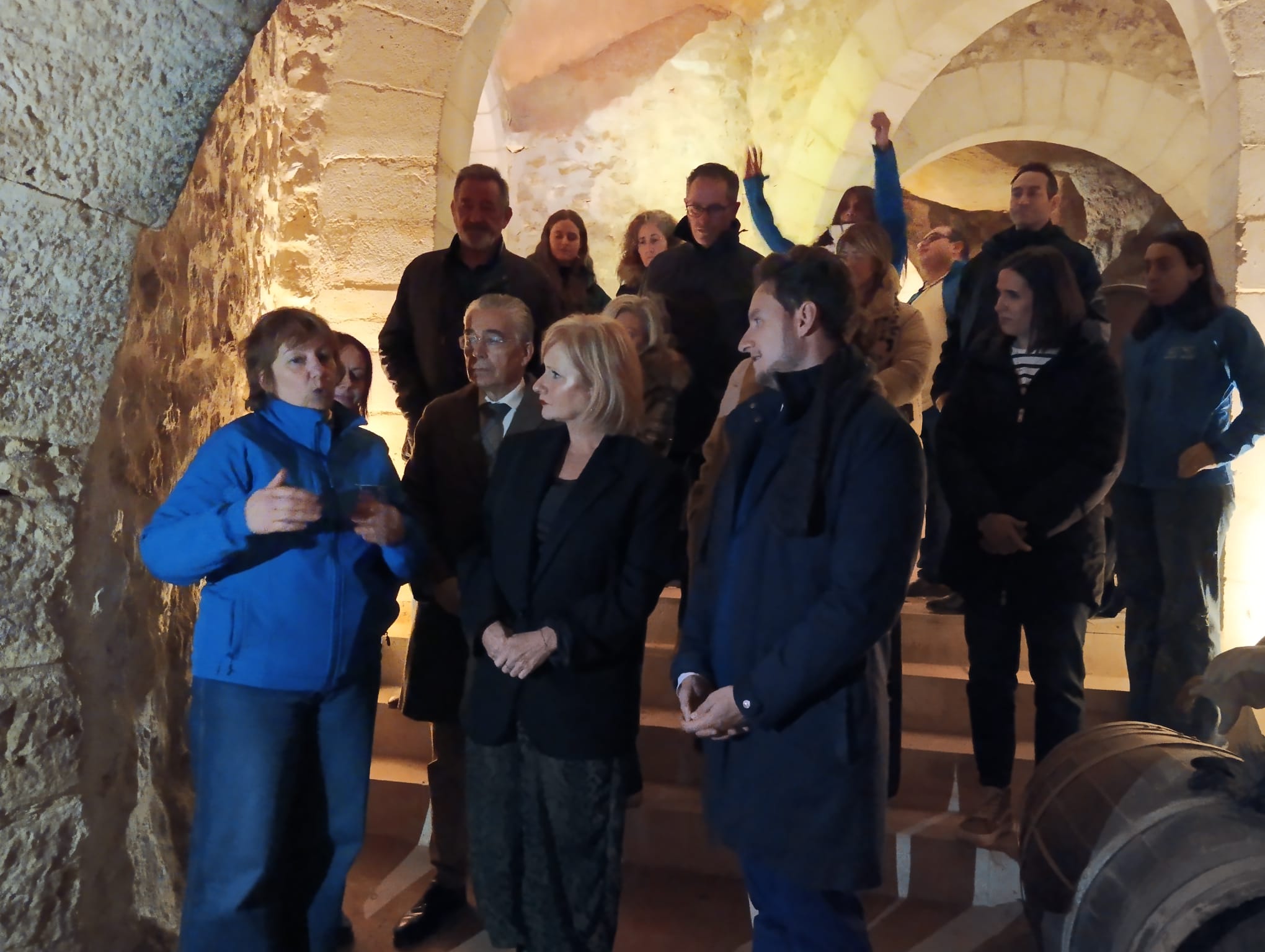 Visita guiada por el taller de empleo de Turismo a la bodega de Las Ánimas