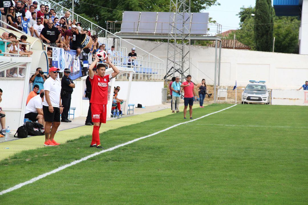 Alejandro Padilla durante un partido esta temporada